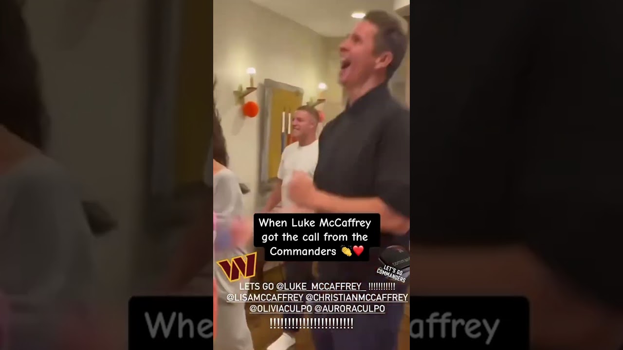 Luke McCaffrey's Big Break: Drafted by Washington Commanders 🏈