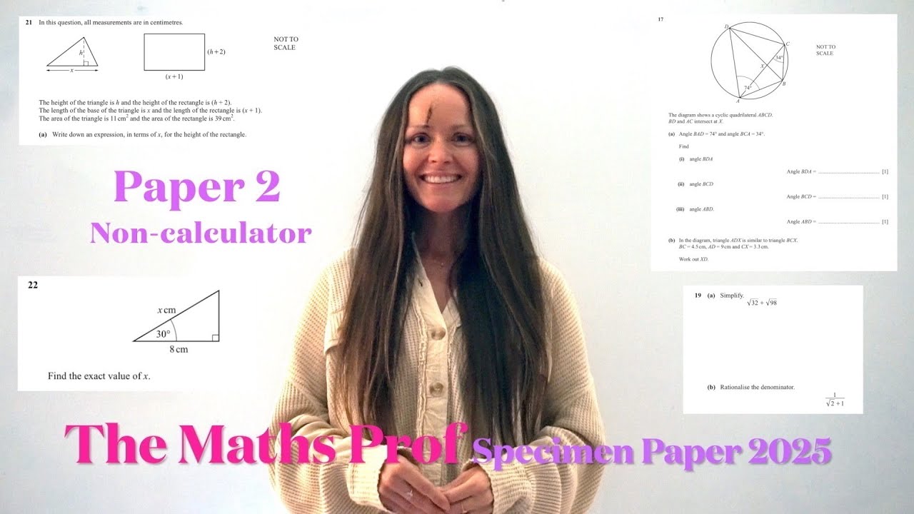 Cambridge IGCSE Maths Non-Calculator 2025 Practice π