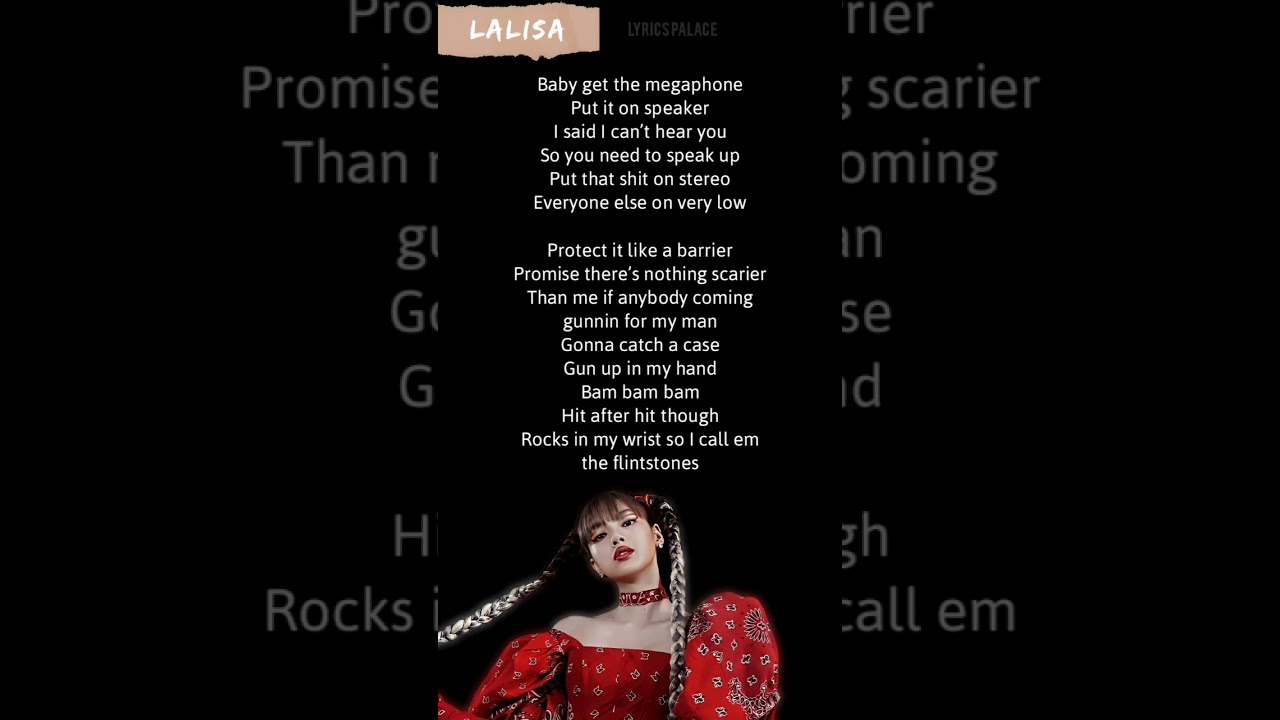 Lisa's 'LALISA' Rap Lyrics π€ #Shorts