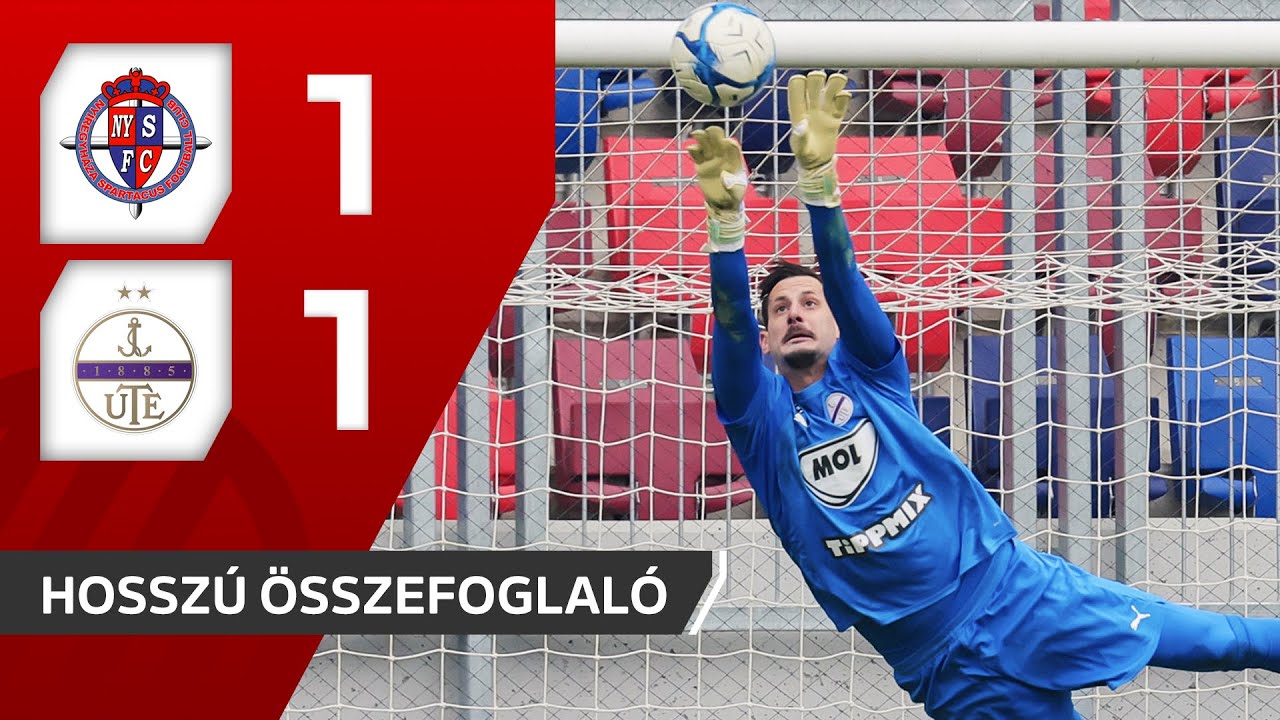 Fizz Liga: Nyíregyháza Spartacus–Újpest 1–1 ⚽