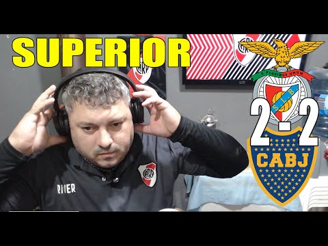 Boca 2 vs Benfica 2 Reaccion de un Hincha de River Plate