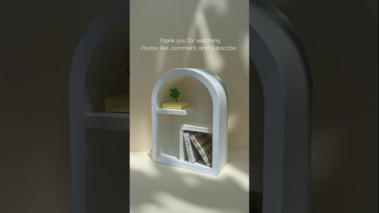 DIY Mini Arch Shelf for Your Room β¨