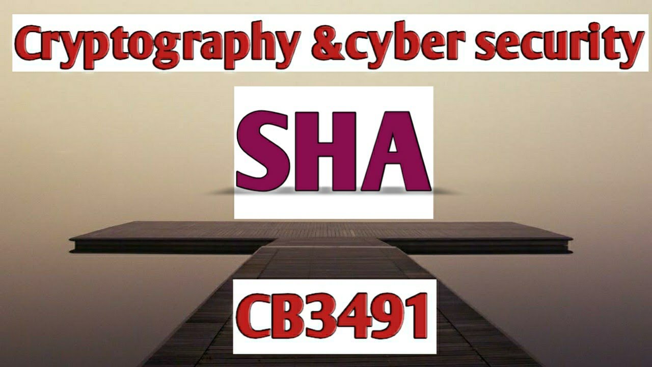 Understanding SHA Functions in Cryptography & Cybersecurity (Tamil) π | CCS Anna University 2021