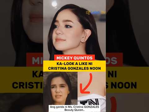 SIYA PALA ANG KAHAWIG NI CRISTINA GONZALES SA MGA ARTISTA NGAYON #shorts #mikeequintos