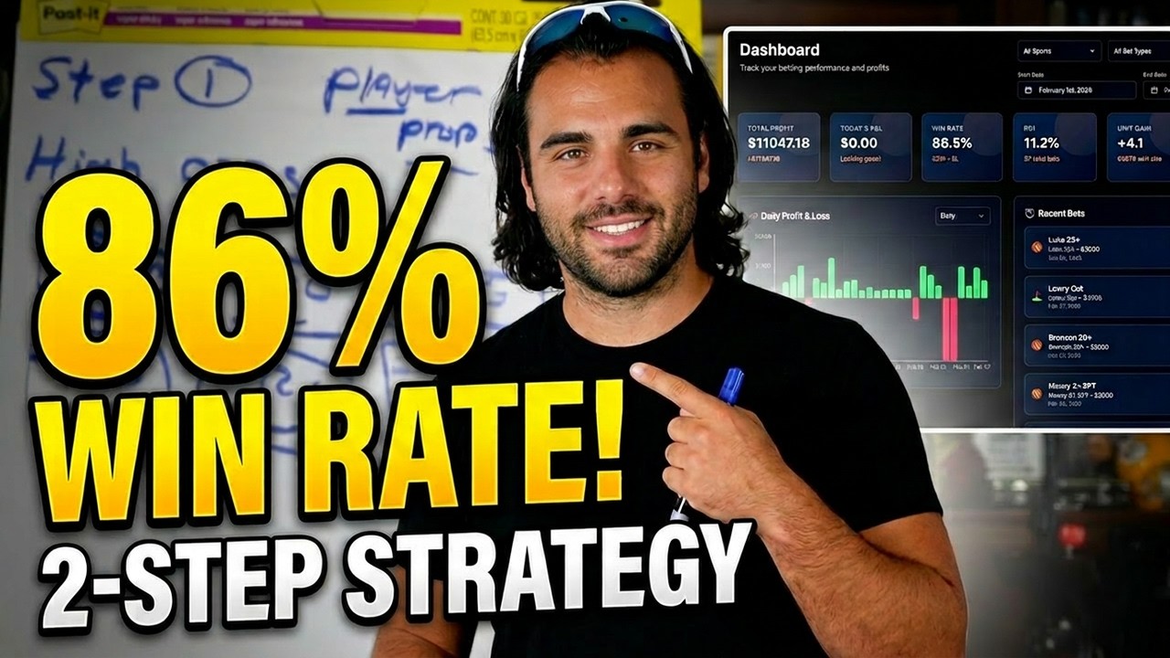 My 2-Step Strategy: 86% Win Rate in Sports Bets 🏆