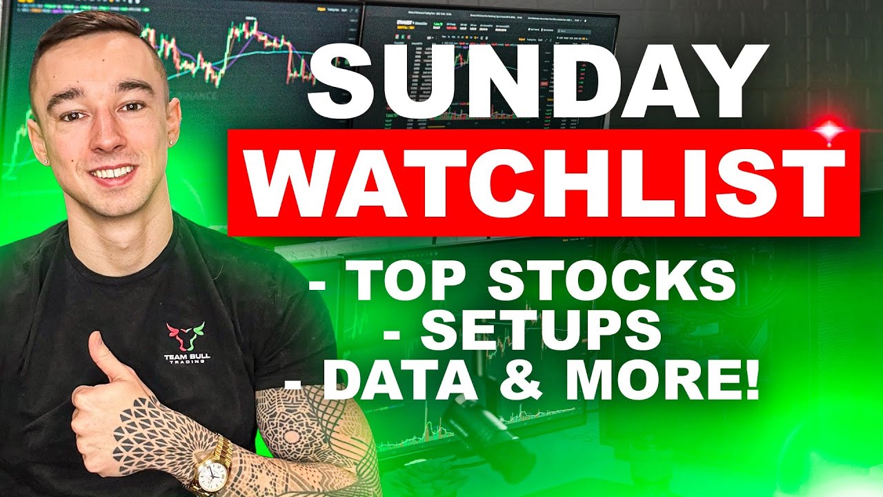 Top Stocks Poised for a Breakout 🚀 | Sunday Watch List & Weekly Prep