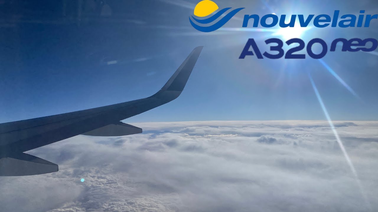 Vol Retour Nouvelair Airbus A320Neo Paris-Tunis ✈️