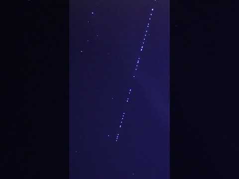 Starlink Satellites Seen from Poland 🚀