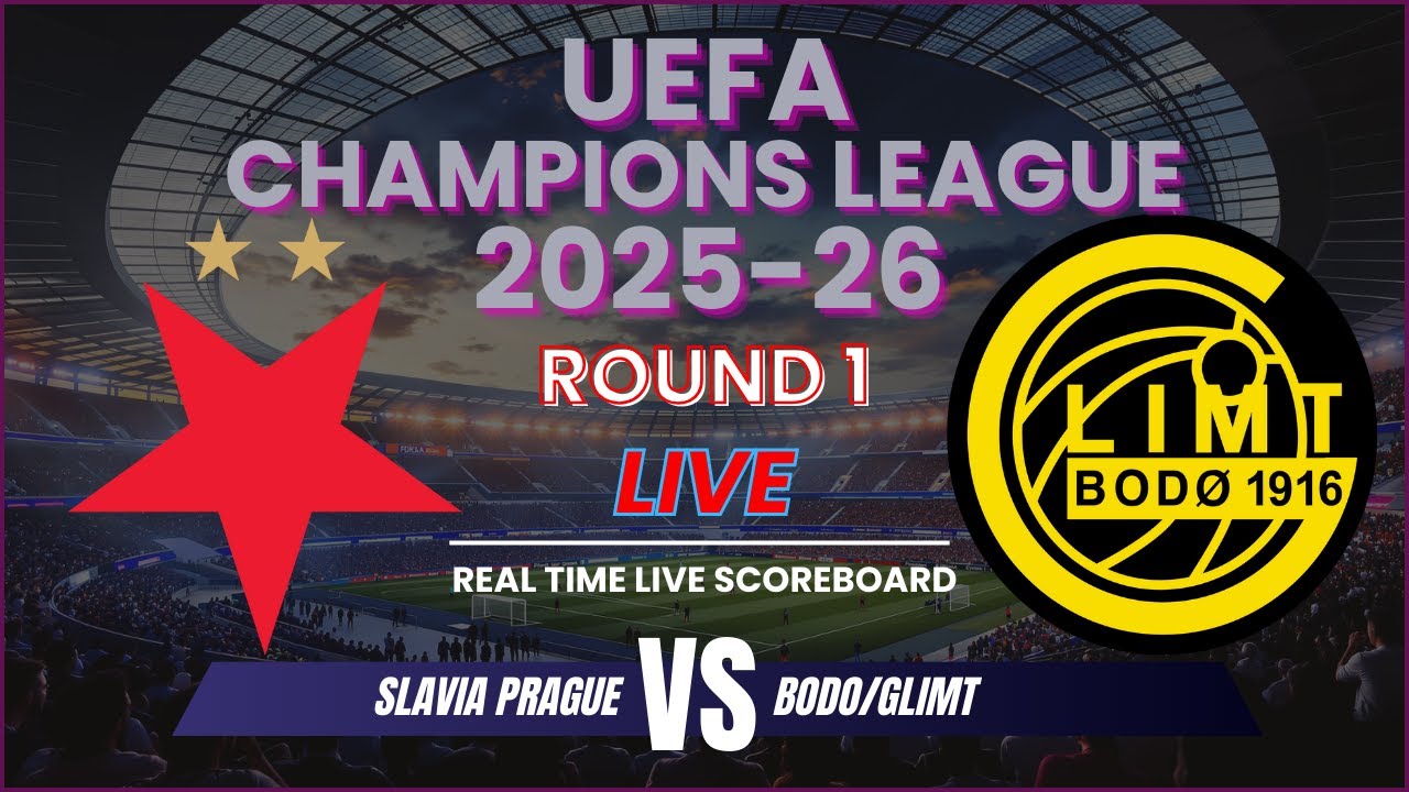 Slavia Prague vs Bodo/Glimt Live Scores | UEFA CL 2025