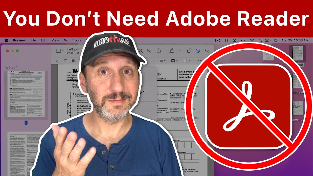 Skip Adobe Reader: Built-in Mac PDF Tools Are More Than Enough 📄