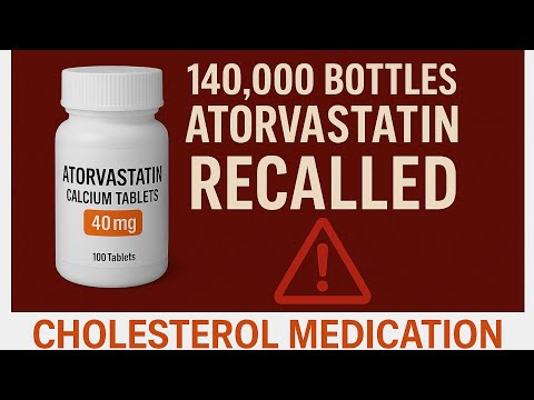 140,000 Bottles of Atorvastatin Recalled ๐จ | Major cholesterol medication recall | Recall Alert