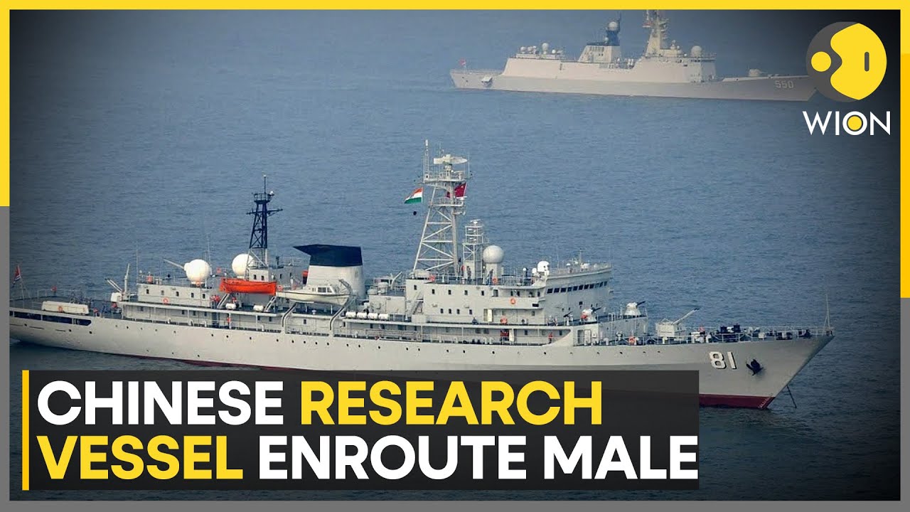 Indian Navy Monitors Chinese Vessel Near Maldives 🚢
