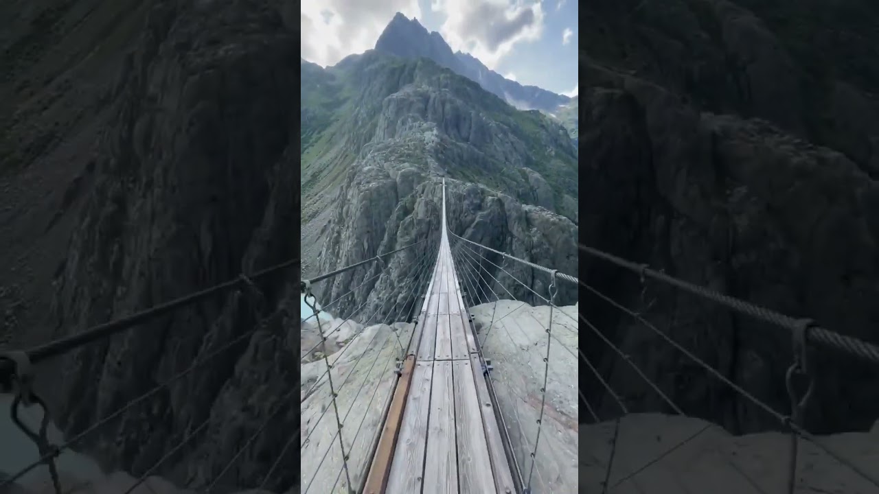 Switzerland's Trift Bridge: Europe's Longest Suspension 🌉