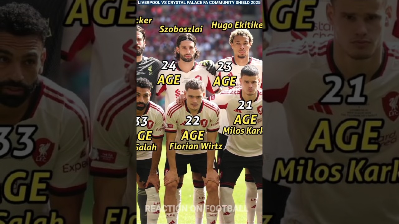 Liverpool 2-2 Crystal Palace in 2025 FA Community Shield ⚽