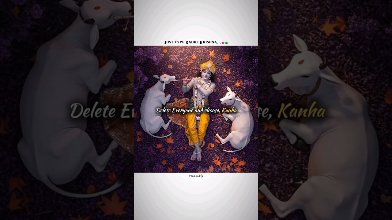 Krishna's Message: No Hate 💗