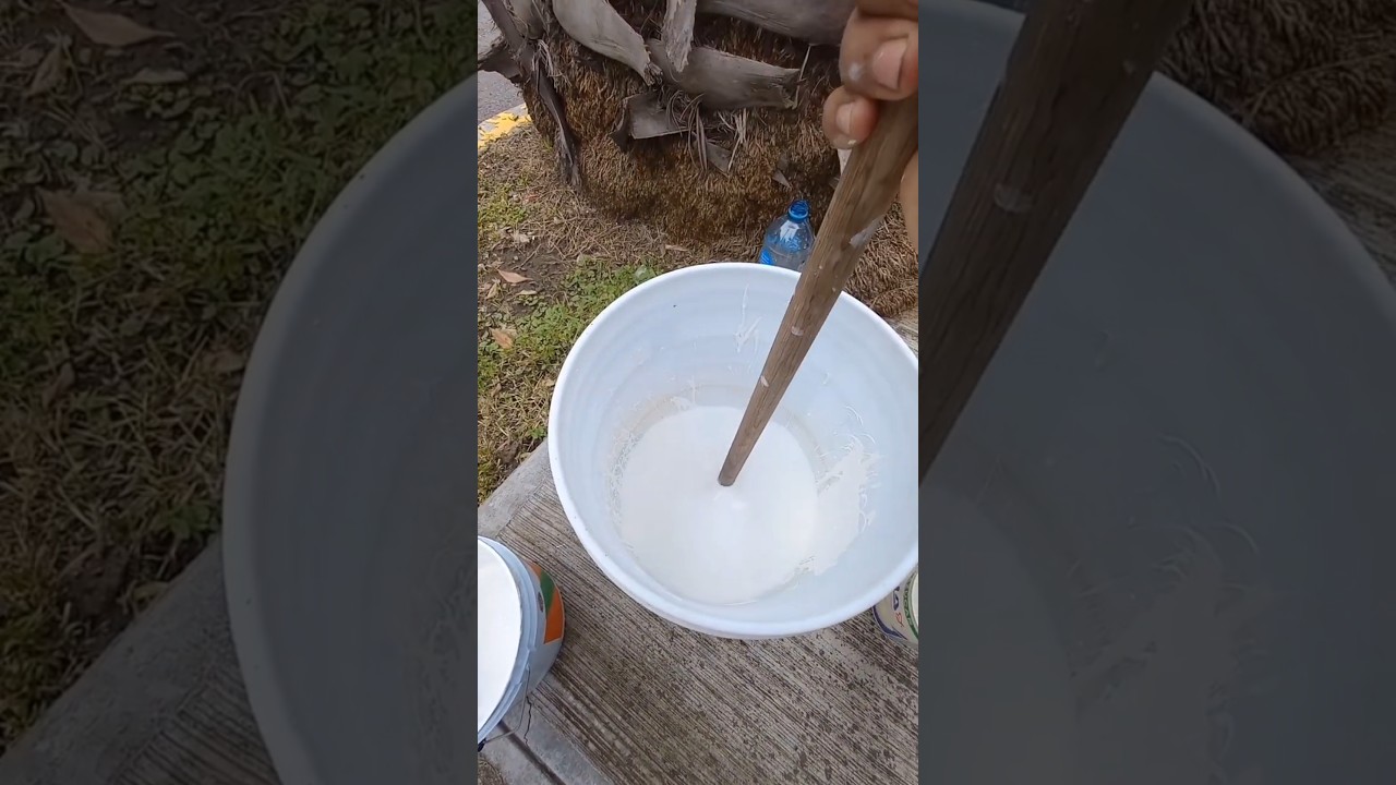 Cómo preparar pintura base agua para paredes 🖌️