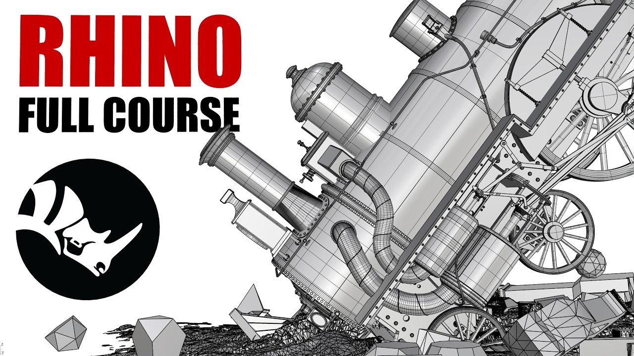 Rhino 8 Beginner's Course with Exercise Files 🦏