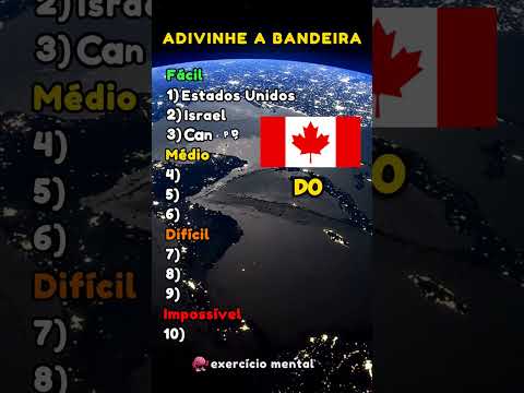 Adivinhe a bandeira dos países - #bandeiras #paises #geografia #quiz