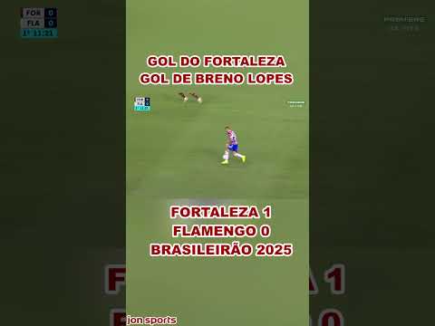 FORTALEZA VENCE COM GOL DE BRENO LOPES | Fortaleza 1 x 0 Flamengo | Brasileirão 2025 #Fortaleza #Fla