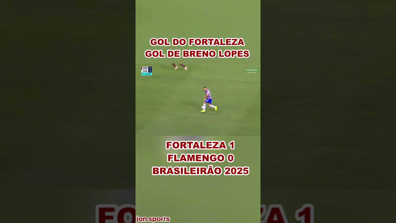 Fortaleza Vence o Flamengo com Gol de Breno Lopes ⚽ | Brasileirão 2025
