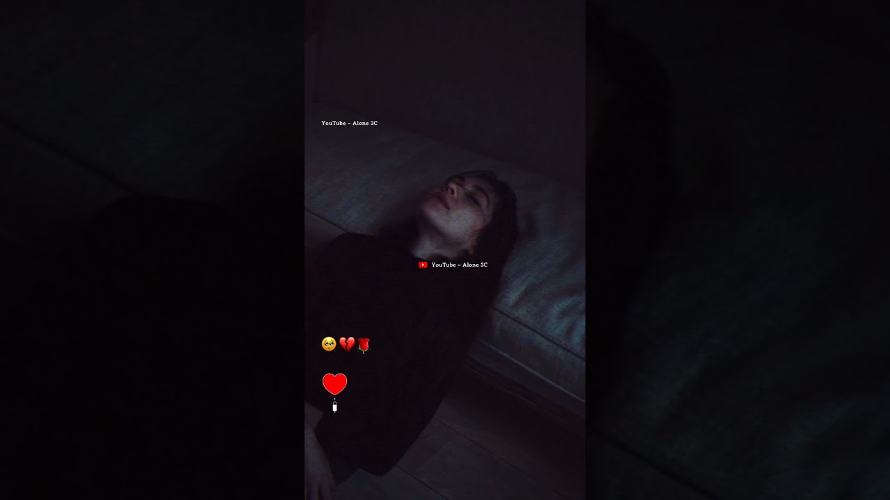 Feeling Heartbroken? Watch Sad Black Screen Lyrics Status 😢🖤