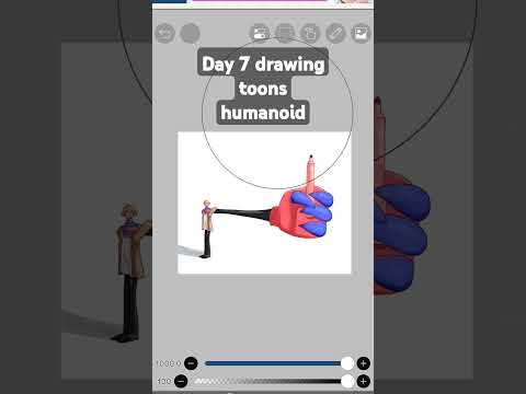 Day 7 drawing toons humanoid #goob #diddysworld #huggy #hug #gooby #goober #goobies #hugging #hugs