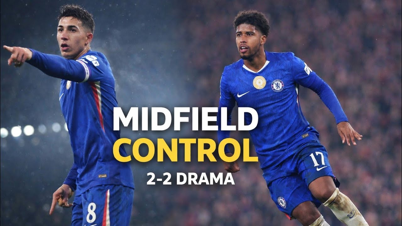 Enzo Fernandez & Andrey Santos vs Leeds | Midfield Control in 2-2 Drama