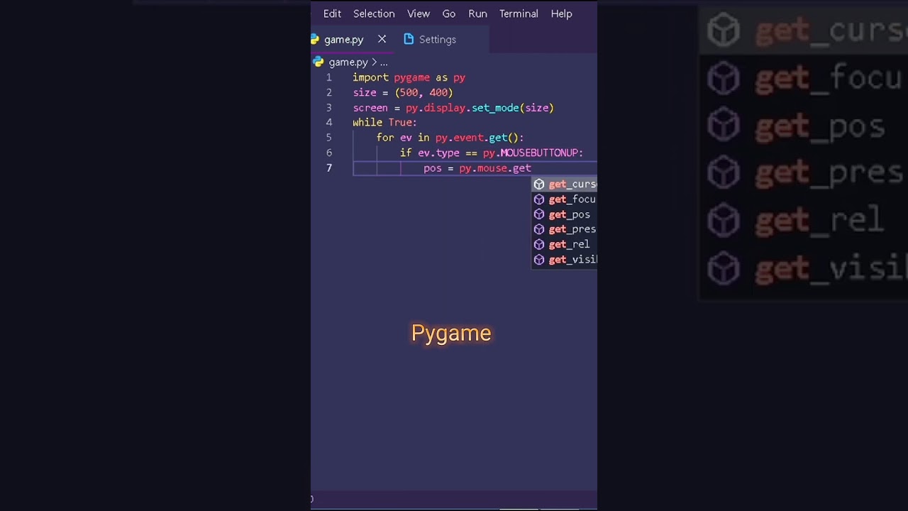 Build a Game in Python with Pygame 🎮