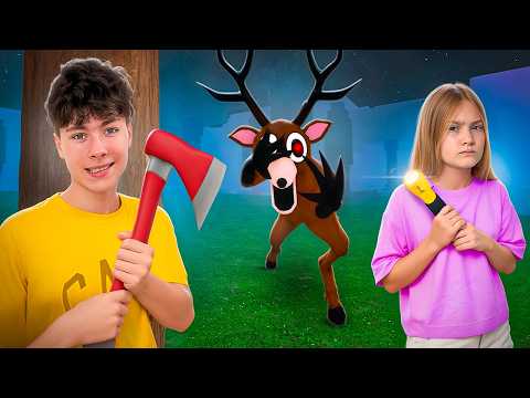 Попали в ROBLOX 99 НОЧЕЙ В ЛЕСУ в РЕАЛЬНОЙ ЖИЗНИ // 2 серия //