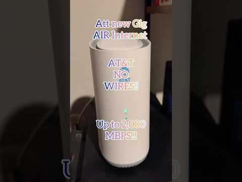 Att new AT&T AIR wireless internet. Speeds up to 2,000mbps!! #att #wireless #air #internet
