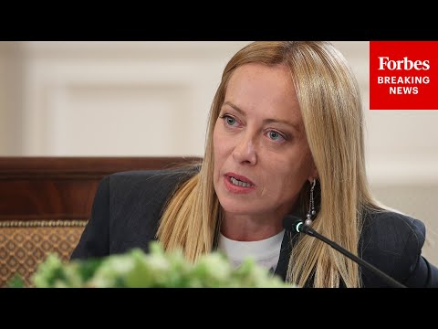FULL REMARKS: Italy's Giorgia Meloni Discusses Russia-Ukraine War At White House Meeting With Trump