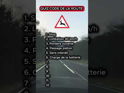 Quiz du code de la route 2024 #permisdeconduire #quiz #codedelaroute #automobile #bordeaux #examen