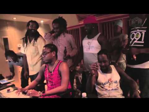 Notnice, Popcaan, Sizzla, Teflon In Studio Making - Way Out