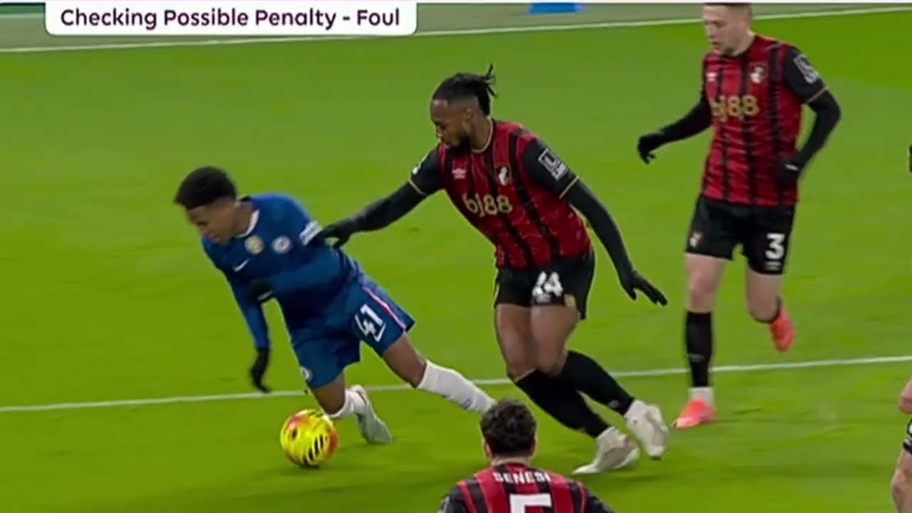 Estêvão's Key Passes vs Bournemouth on 30/12/2025