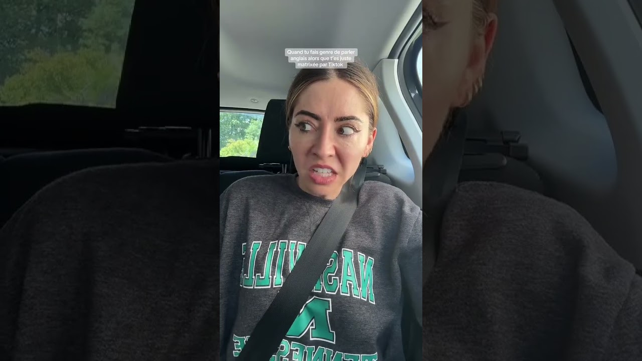 Je parle anglais pour faire style, mais TikTok me contrôle 🎭