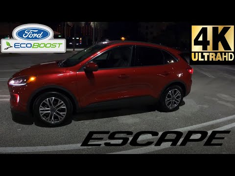 2020 Ford Escape SEL EcoBoost Night Test Drive 🚗