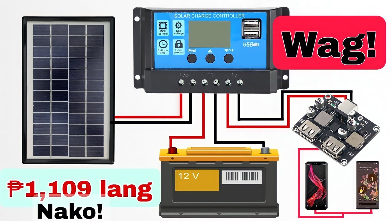 Affordable Solar Setup: 15W Panel & Accessories