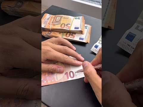 Zähle Bargeld 💶💸#50euro #asmr #20euro #bargeld #geld #cash #money #100euro #euro #fürdich #fyp