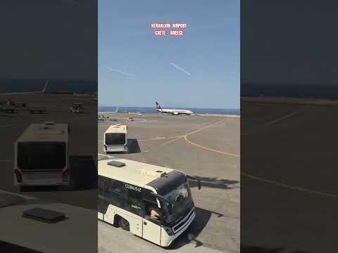 HERAKLION AIRPORT - CRETE - GREECE.