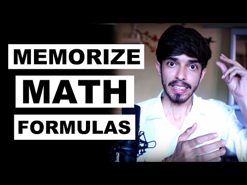 How to Memorize Math Formulas Effortlessly !