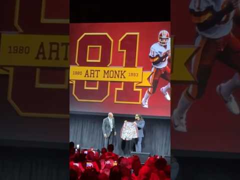 👏 Art Monk #81Forever Jersey Retirement event! #HTTR #HTTC #RAISEHAIL #WASHINGTON