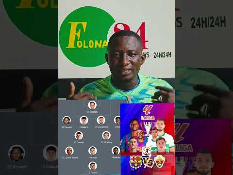 🗞ANALYSE🔥🔥🔥🟥⚽️ Barcelone vs Elche (17h30) : Les Blaugrana à la conquête d’une nouvelle victoire.