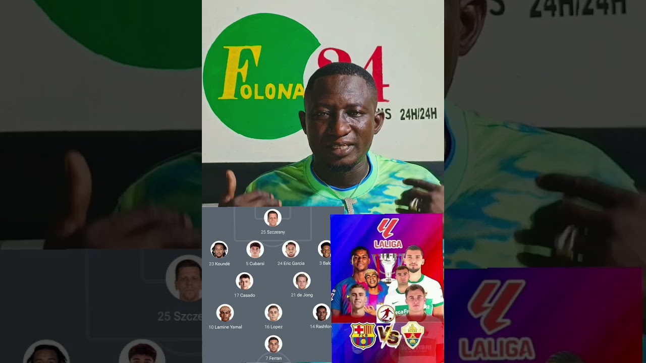 Barcelone vs Elche à 17h30 : Les Blaugrana en quête d'une victoire cruciale au Camp Nou ⚽️