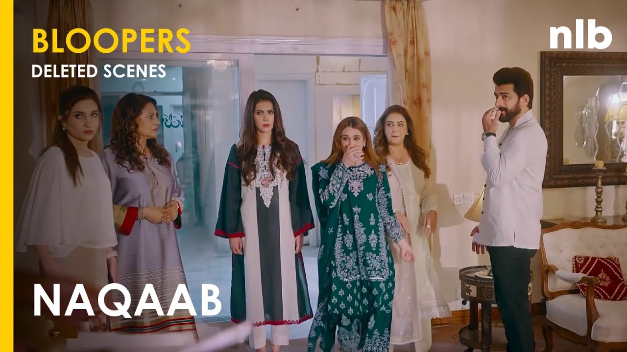 Hilarious Naqaab Bloopers with Ali Ansari, Hina Tariq & Humayun Ashraf 🎬