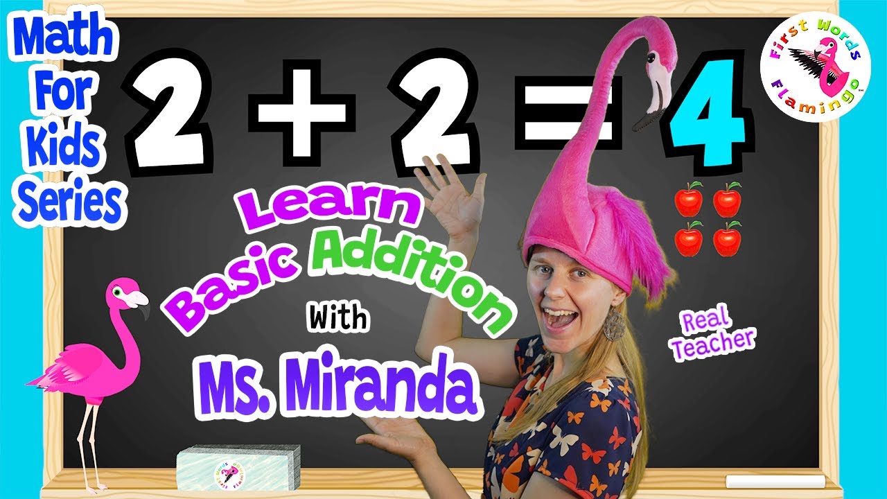 Fun Kindergarten Math: Learn Basic Addition with Ms. Miranda ✏️
