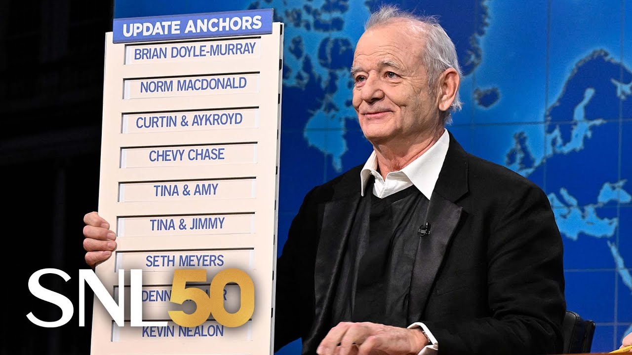 Weekend Update: Bill Murray Ranks His Best Weekend Update Anchors of All Time โ SNL50