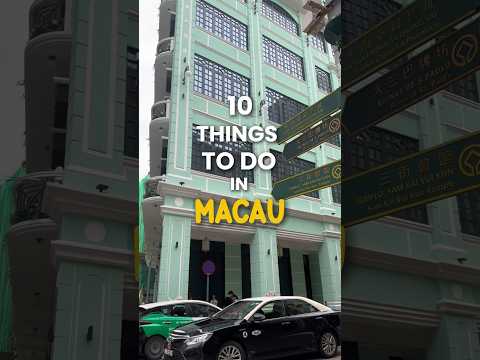 Top 10 Things To Do in Macau! 🇲🇴 (1 day trip from Hong Kong)