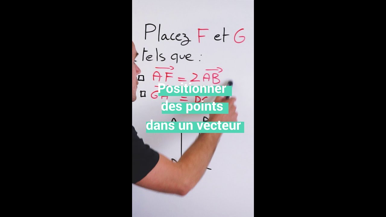 Trouver la position d'un point à partir d'un vecteur
