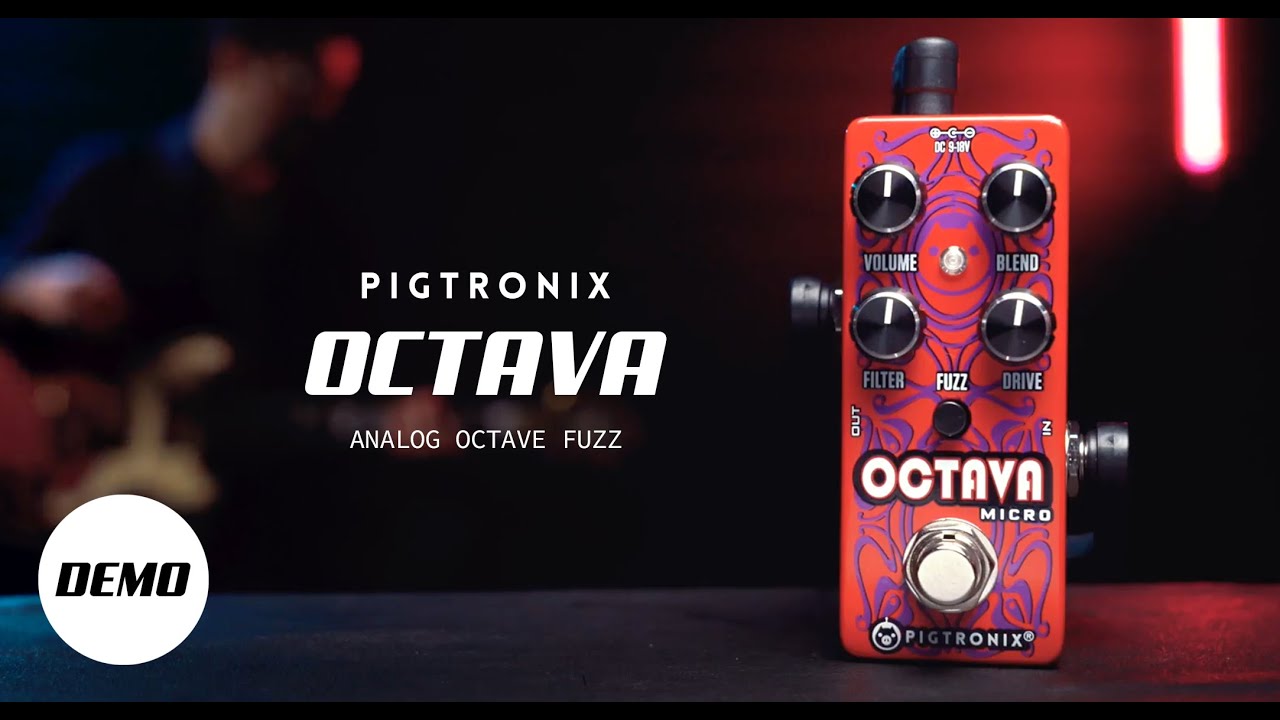 Pigtronix Octava: Analog Octave Fuzz Demo 🎸