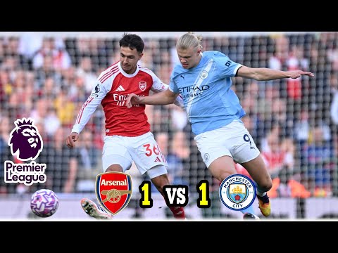 Arsenal vs Manchester Cityโฝ 1-1โฝ - Highlights and all the goals - Gabriel Martinelli scores!